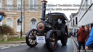 Celebrating the 220th anniversary steam test of Richard Trevithicks invention The Puffing Devil [upl. by Nerrol]