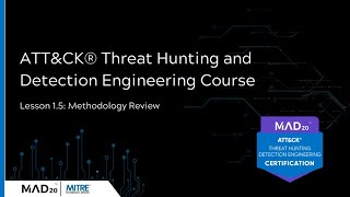 15 Methodology Review  MAD20 Threat Hunting amp Detection Engineering Course [upl. by Luebke537]