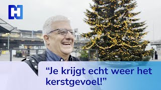 De kerstboom staat weer op Schiphol maar wel een beetje krom [upl. by Kiel]