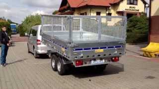 Przyczepa WIOLA Kiper II  wwwgoliatcompl anhanger trailer [upl. by Eppesiug468]