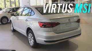 Avaliação  Novo Volkswagen Virtus 16 MSI 2018  Curiosidade Automotiva® [upl. by Sidnala238]