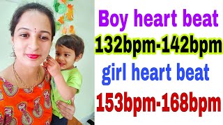 baby Boy heart beat132142baby Girl heart beat 153168babyboy babygirl babyheartbeat heart [upl. by Kcirted]