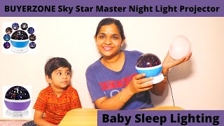 BUYERZONE Sky Star Master Night Light Projector Kids Baby Sleep Lighting  Indian Mom Forever [upl. by Tryck]