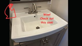 My review of KOHLER K235810 Archer Pedestal Bathroom Sink Basin with SingleHole Faucet Drilling [upl. by Ahtimat]