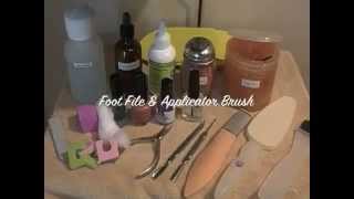 Supplies You Need for Pedicure Implements Solvents Accessories and Set Up [upl. by Abihsat]