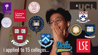 COLLEGE DECISION REACTIONS 2024  Ivies UCs UCAS and more  International Student from Malaysia [upl. by Eilegna693]