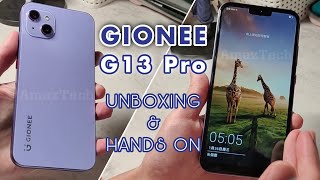 Gionee G13 Pro  iPhone 13    Unboxing amp Hands On  85 US iPhone13 g13pro [upl. by Nellek]