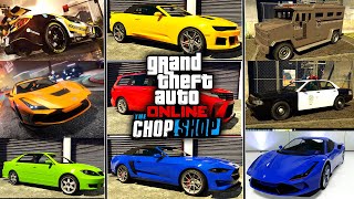 All New Cars In The GTA 5 Online Chop Shop DLC [upl. by Melli]