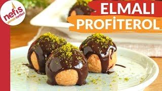 EN UCUZA SON DAKİKA TATLISI ✅Elmalı Profiterol🍎🤩 [upl. by Lahcar]