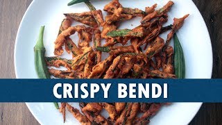 Crispy Bendi  Crispy Bendi Recipe  Crispy Bendi Fry  Wirally Food [upl. by Anirbus765]