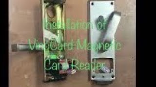 VingCard Magnetic Card Reader Installation and Programming [upl. by Carola897]