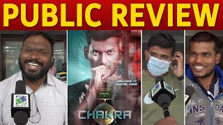 Chakra Public Review  Vishal  Shraddha Srinath  Yuvan Shankar Raja  Chakra Movie Review [upl. by Esdnil]