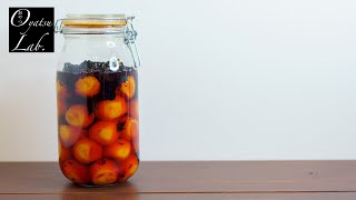 Japanese tradition Pickled Plum UMEBOSHI Recipe  Oyatsu Lab [upl. by Aivan]