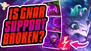 IS JAKSHO THE PROTEAN BROKEN ON GNAR SUPPORT PreSeason 13 Gnar Gameplay League of Legends [upl. by Edmee]