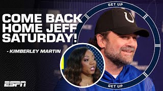 Jeff Saturday come home  Kimberley Martin on Colts hiring Shane Steichen as the next HC  Get Up [upl. by Rivard]