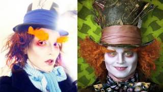 Mad Hatter Johnny Depp MakeUp  Kandee Johnson [upl. by Asiruam]