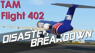 A Misunderstanding of Deadly Proportions TAM Flight 402  DISASTER BREAKDOWN [upl. by Pratt]