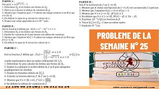 ⏰PROBLEME DE LA SEMAINE⏰ N°25 TS2 🔥🔥🔥 [upl. by Yras]