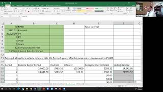 Building an Amortization Schedule in Excel [upl. by Flin]