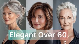 Elegant Hairstyles for Women Over 50 60 [upl. by Dammahum]