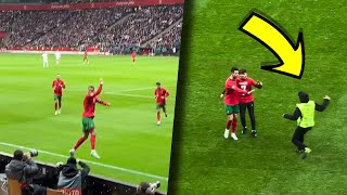 Cristiano Ronaldo vs Poland Goal amp Crazy Fans Wanted Cristiano Ronaldo Selfie [upl. by Carmelita]