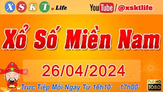 XSMN  Trực tiếp Xổ Số Miền Nam  KQXS Miền Nam ngày 26042024 KQXS Hôm Nay DaiPhat MinhNgoc [upl. by Atinoj993]