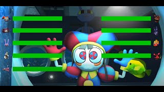 FNAF UCN ROCKSTAR vs The Amazing Digital Circus animation with HEALTHBARS [upl. by Booth]