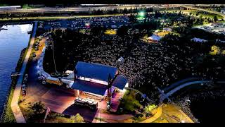 YUNEEC 4K DRONE FLIGHT around 2021 Bayfront Blues Festival in Duluth MN [upl. by Alakcim]