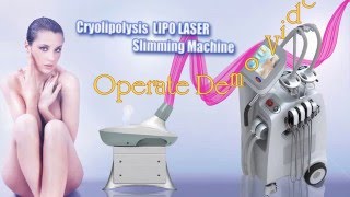 Cryolipolysis plus lipo laser Machine LCR01 VIdeo [upl. by Brent963]