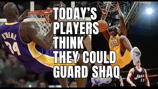 Its so funny that Todays Players Think they could beat Shaq [upl. by Leicam]