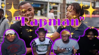 AMERICANS REACT Rapman  Shiros Story Music Video Link Up TV [upl. by Arocahs295]