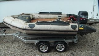 Rc inflatable boat madmaxRCchannel [upl. by Elletnahs]