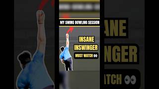 Amazing Inswing Bowling 🔥Swing Bowling in Cricket shorts ytshorts cricket [upl. by Ozner]