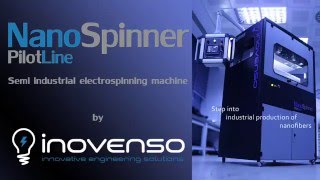 PilotLine Electrospinning Machine for Industrial Nanofiber Production Inovenso [upl. by Anuaek988]