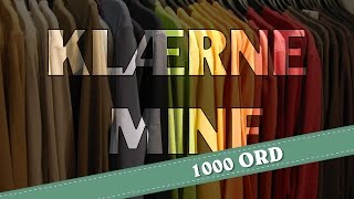 1000 Ord  Klærne mine [upl. by Yetty]