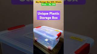 Big Plastic Storage Box With Wheels 📦 storagebox [upl. by Relyuc703]