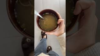 Je prépare ma SOUPE JAPONAISE ❤️🇯🇵 japan food cozy asmr shorts youtubeshorts [upl. by Chace]