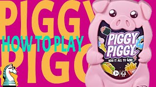 How to Play Piggy Piggy  a set collection card game [upl. by Bergstrom]