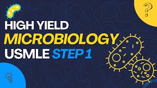 USMLE Microbiology HighYield Secrets  Microbiology for STEP 1 [upl. by Lepp]