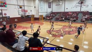 Gentry JH Boys vs St Vincent 1st Half [upl. by Grenier]