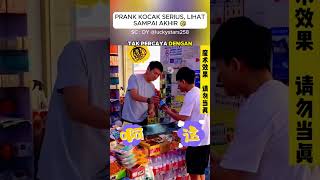 Di prank air minum bisa berubah warna ngakakkocak lucu lucuabis ngakak shorts viral [upl. by Ardnuasac]