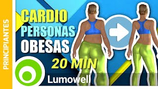 Cardio PARA PERSONAS OBESAS Y PRINCIPIANTES Para Quemar 250 Calorías  Ejercicios Para Sobrepeso [upl. by Lancelle201]