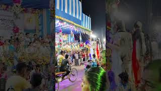 first time Durga Puja carnival in Bongaon 2024 [upl. by Annasus142]