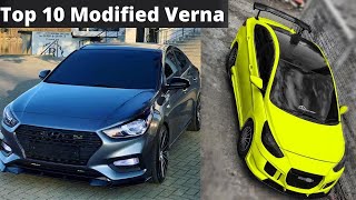 Top 10 Best Modified Verna Cars In India  Modified Verna  Verna  Hyundai Verna  Modified Car [upl. by Soisanahta921]