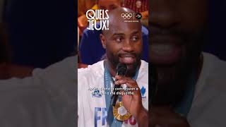 Teddy Riner explique le clash contre son adversaire géorgien  paris2024 olympics [upl. by Pebrook]