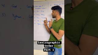 Lexicographic Order  Part 1  Important for SNAP Exam [upl. by Essinger]