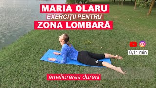 Exerciții pentru zona lombaralombosciaticaameliorarea durerii Low backrelieve and prevent pain [upl. by Saxe501]