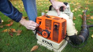 Stihl BR320 Backpack Leaf Blower [upl. by Sonitnatsnoc]