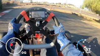 Factory Kart IAME Super X30 175cc Onboard POV Adams MotorSports Park [upl. by Tacy252]