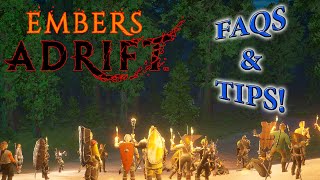 Embers Adrift FAQs and TIPS Some Advice for New Players [upl. by Zelig610]